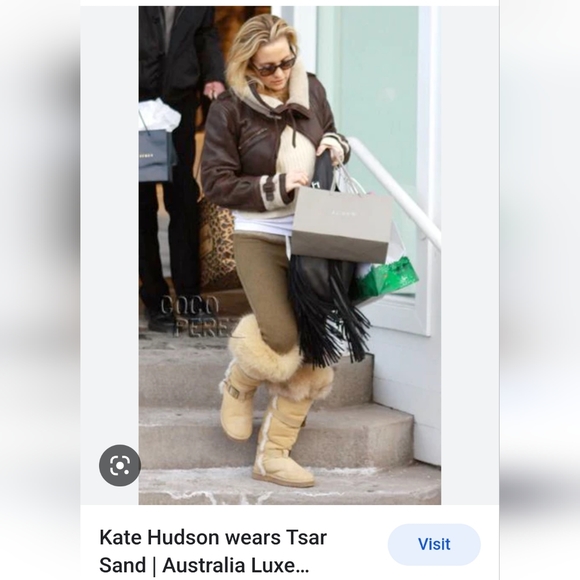 Australia Luxe Collective Tsar Tall Leather Sheepskin Boot #467 - Picture 5 of 5